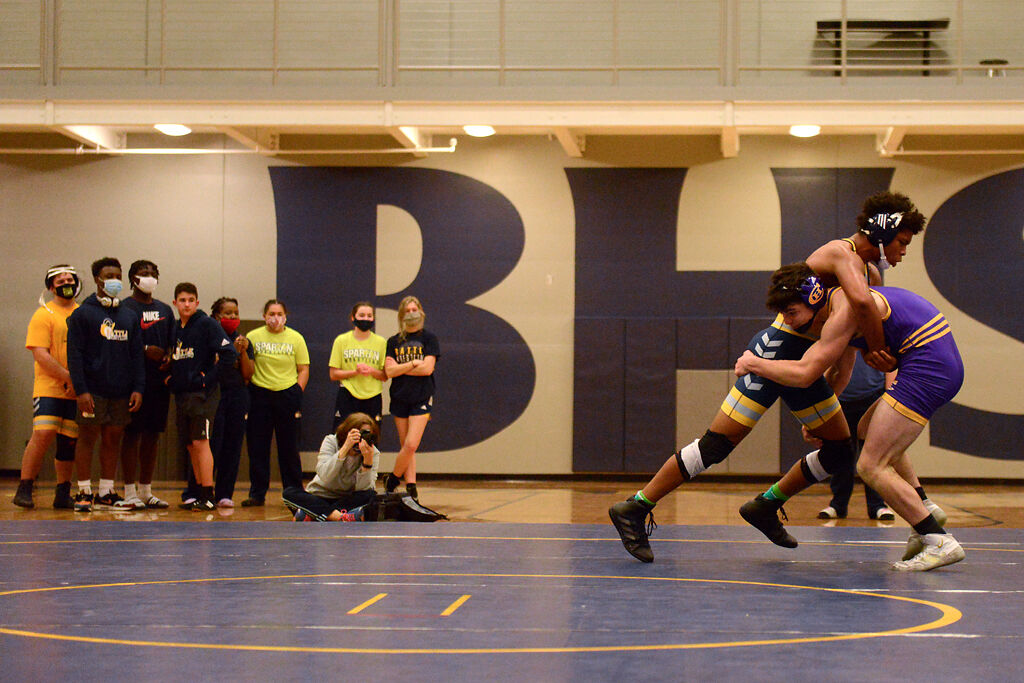 Hickman's Cameron Cornman charges